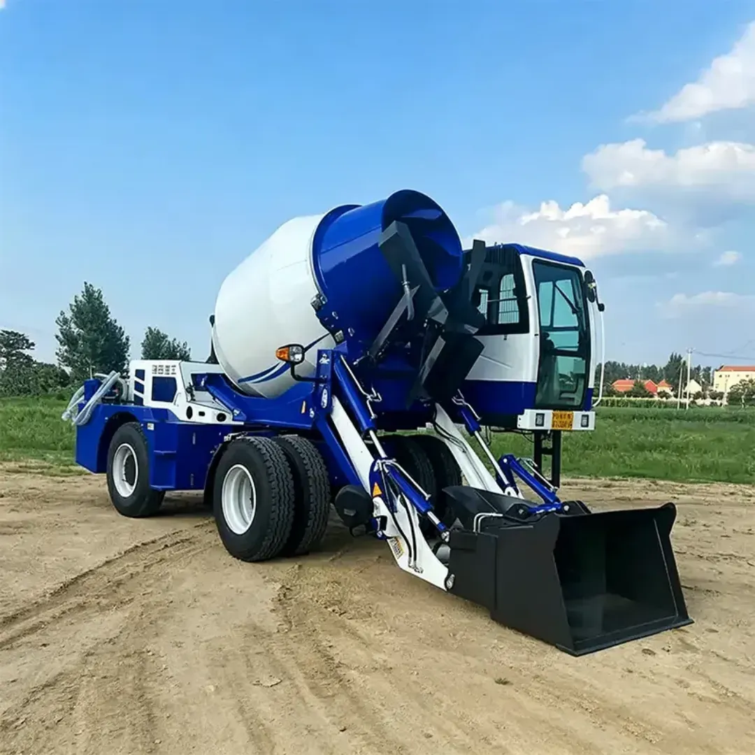 Self Loading Concrete Mixer